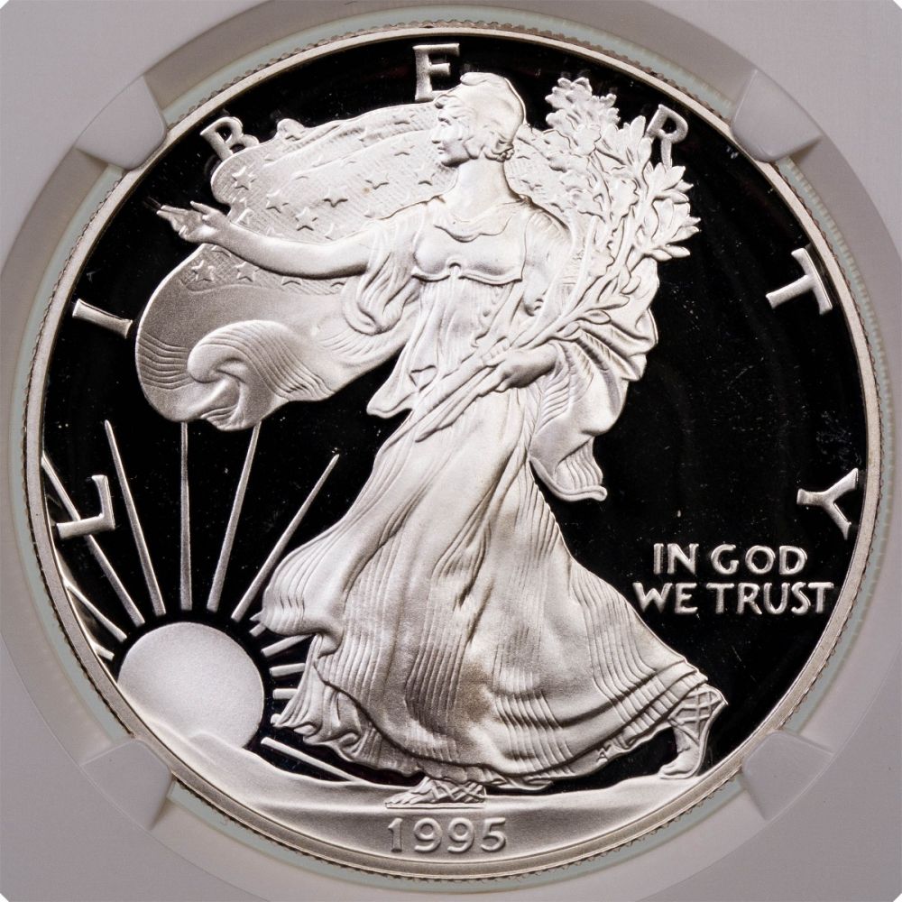 1995-W American Silver Eagle PF69 Ultra Cameo