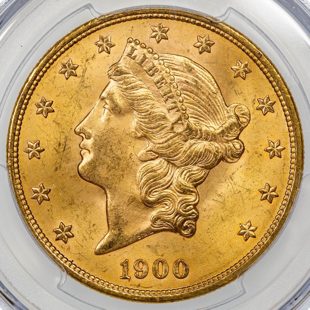 $20 1900-P Liberty Head Gold Double Eagle NGC/PCGS MS64